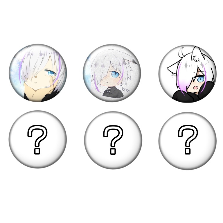 病音くん缶バッチ(全6種ランダム)