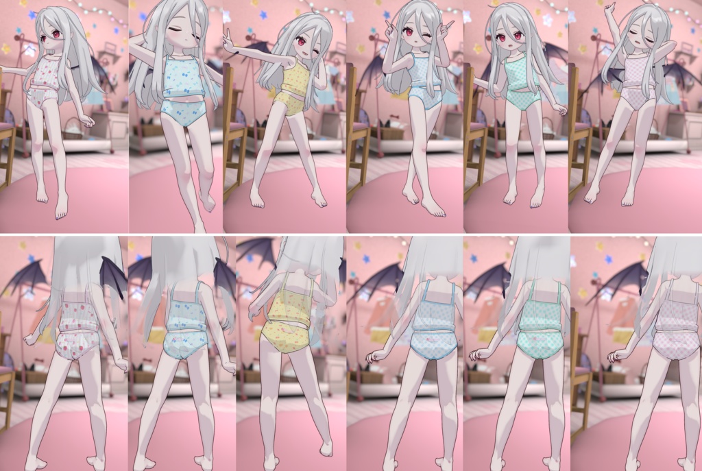 ノーチカちゃん専用 下着テクスチャ「FluffyBerry-ふわふわいちご-」