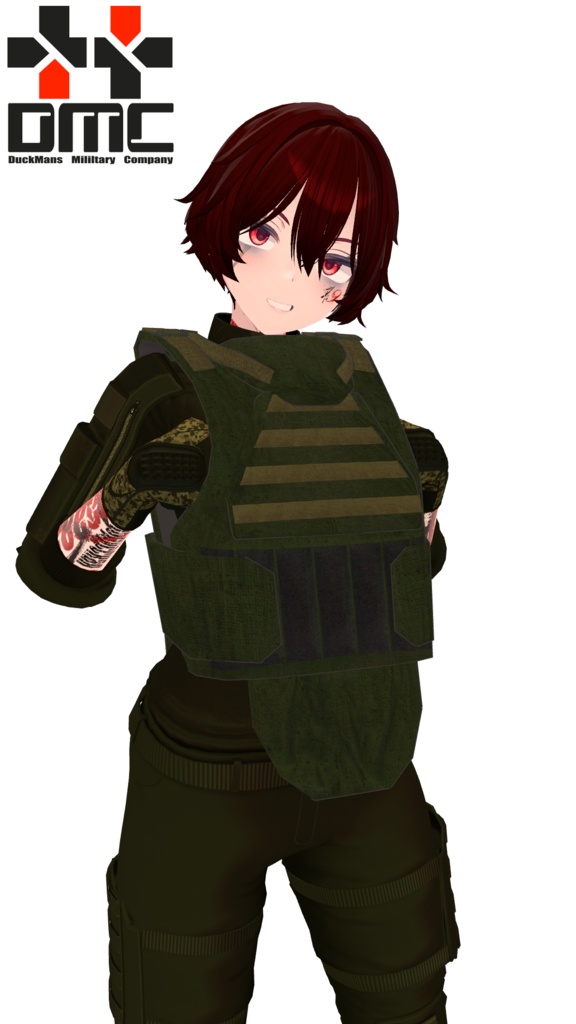 【VRChat向け】DMC Guardian-2 Bodyarmor