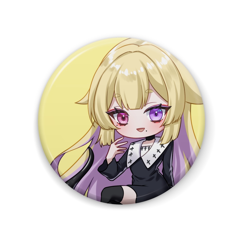 月華蘭 缶バッジ