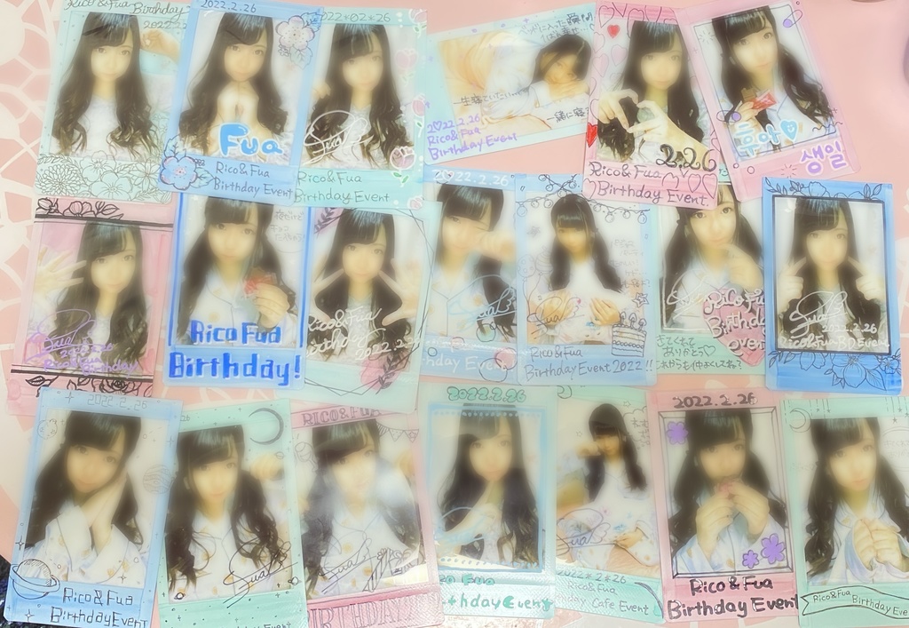 ランダム　生誕デコチェキ