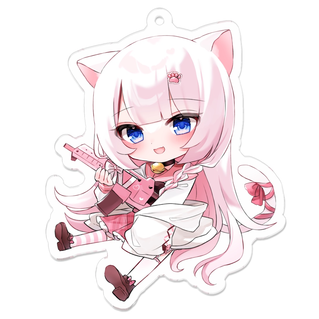 あわねこアクリルキーホルダー