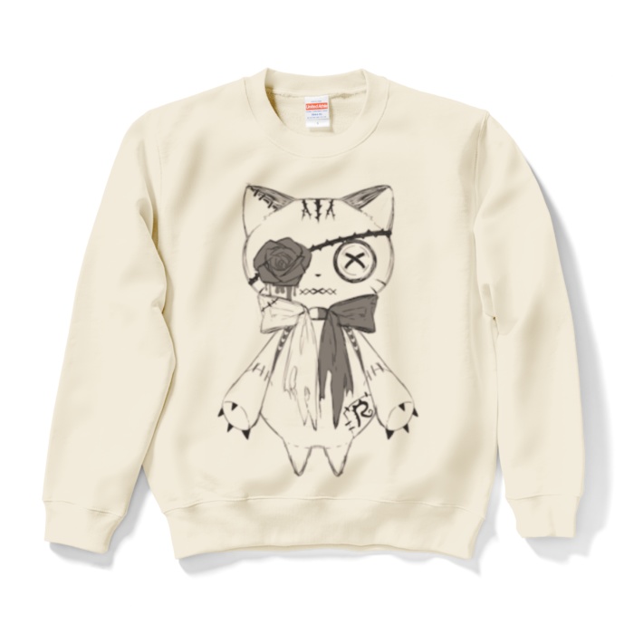 リンクル スウェット(白猫ver.)
