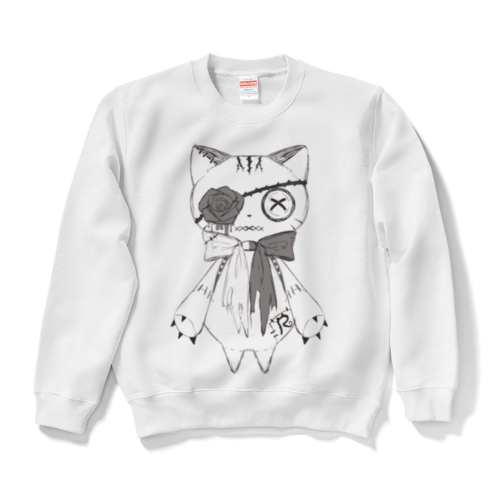 リンクル スウェット(白猫ver.)