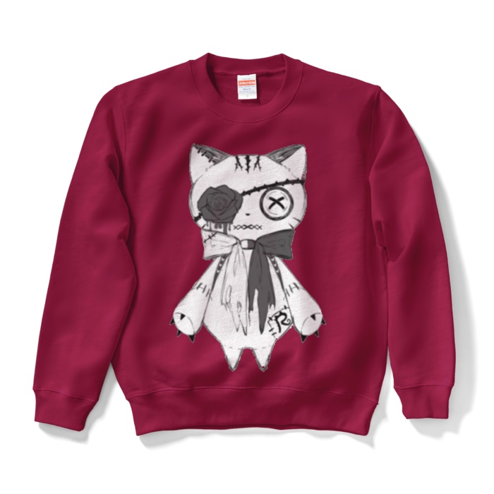 リンクル スウェット(白猫ver.)