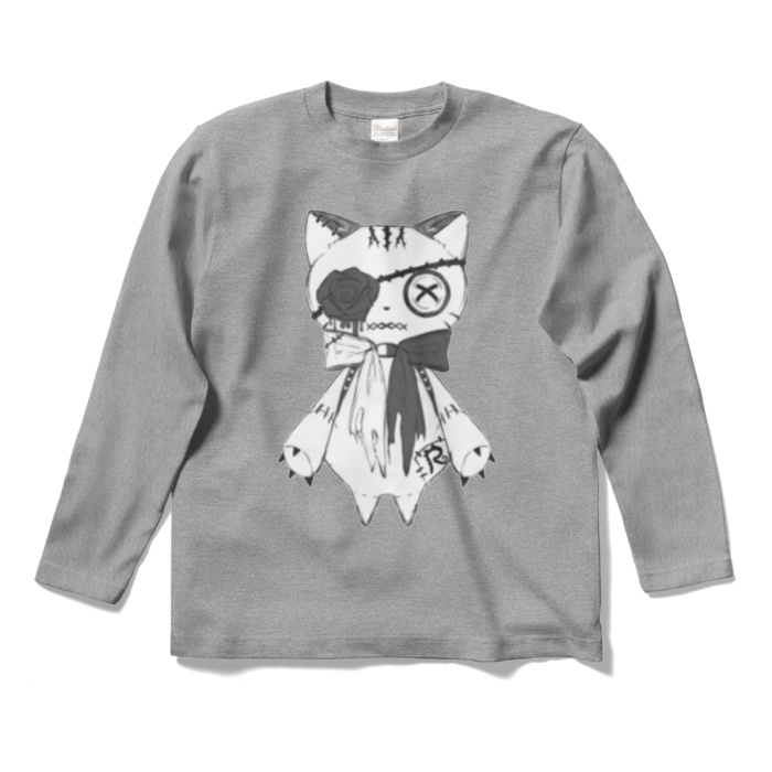 リンクル ロングTシャツ(白猫ver.)