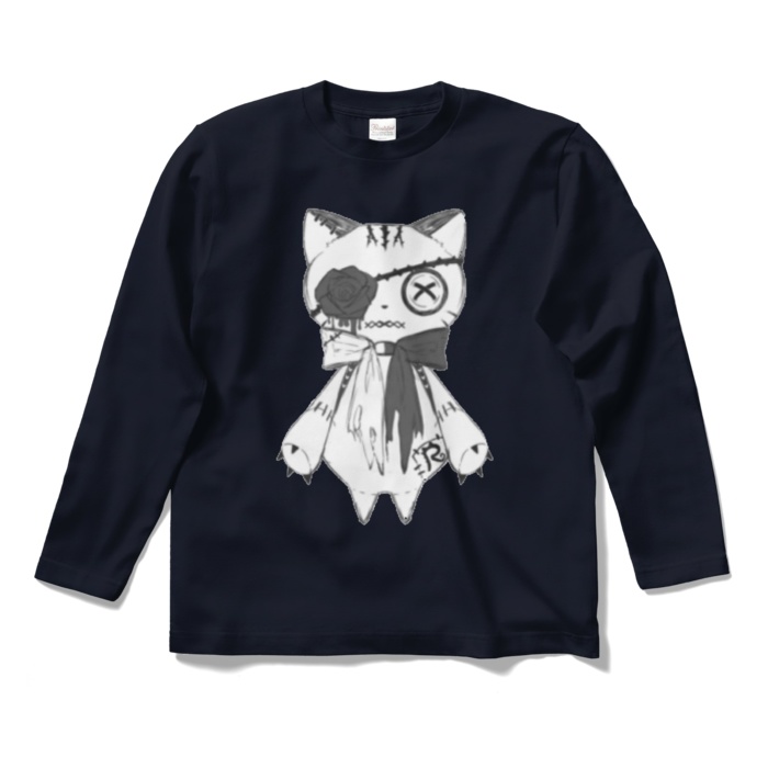 リンクル ロングTシャツ(白猫ver.)