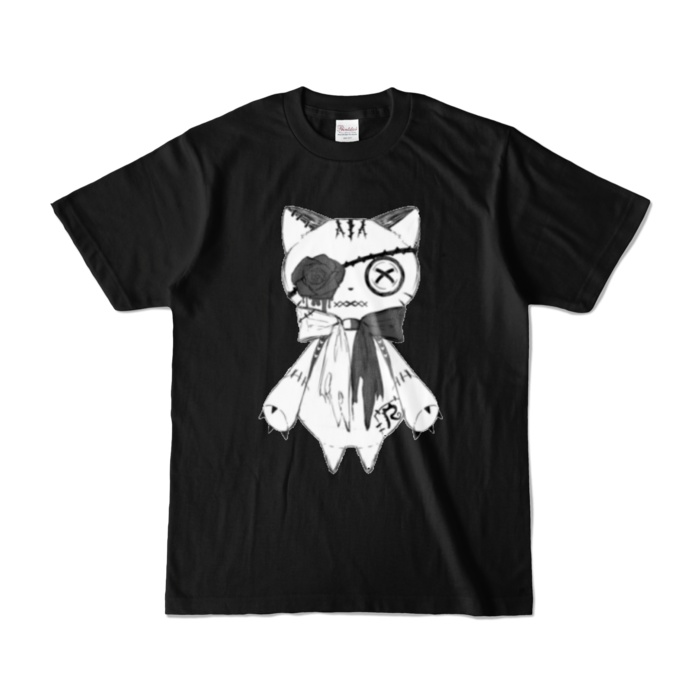 リンクル カラーTシャツ(白猫ver.)