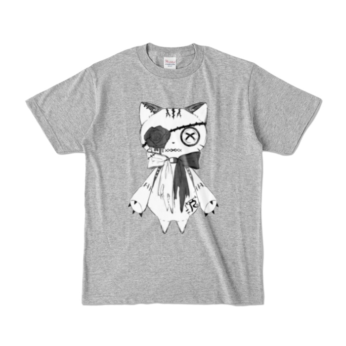 リンクル カラーTシャツ(白猫ver.)