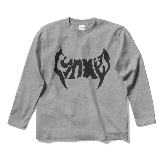 Lynxes ロングTシャツ(黒文字)