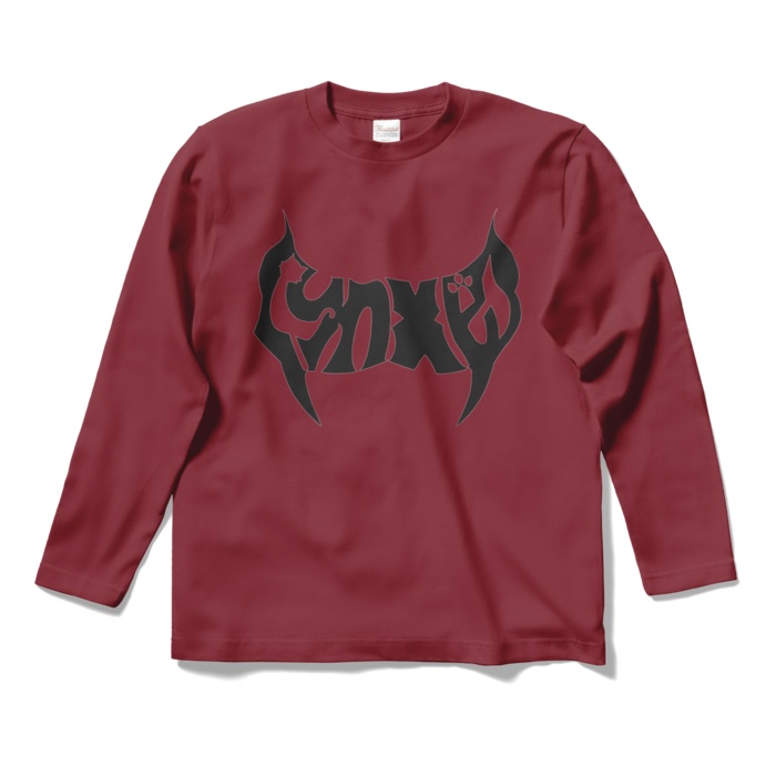 Lynxes ロングTシャツ(黒文字)