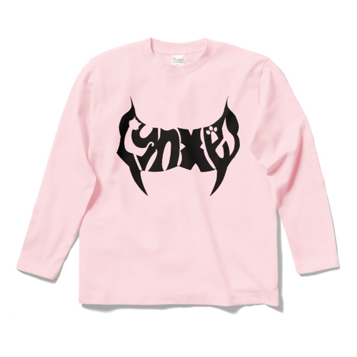 Lynxes ロングTシャツ(黒文字)