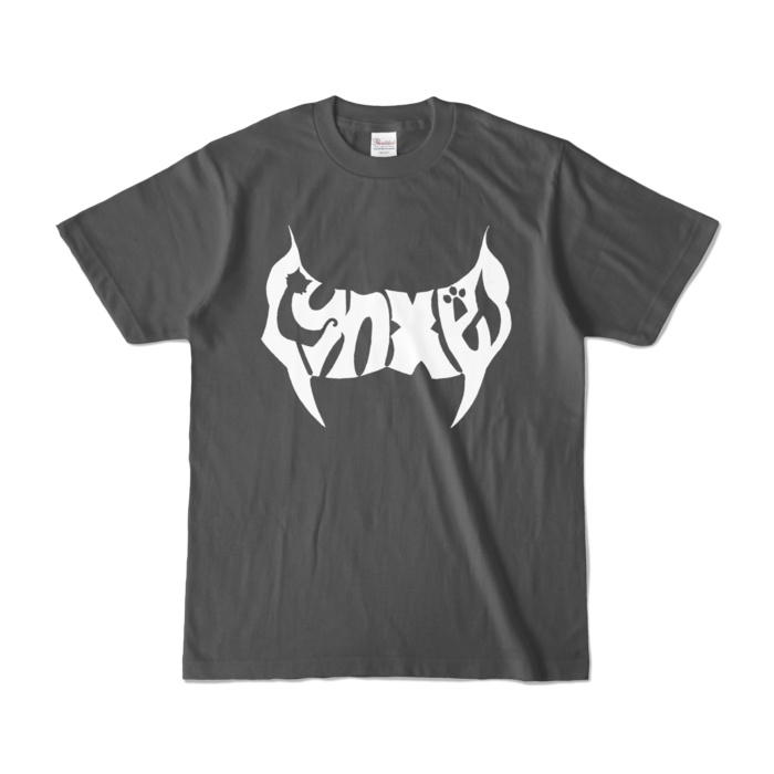 Lynxes カラーTシャツ(白文字)