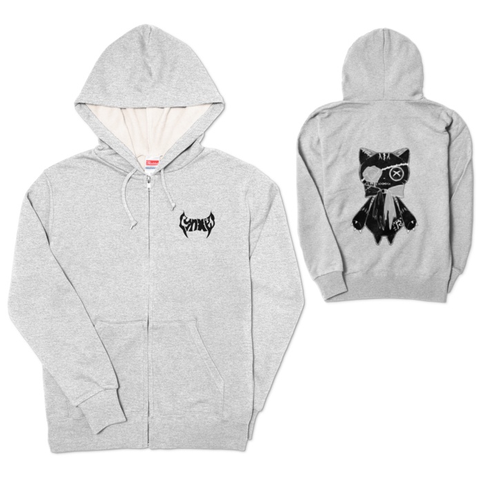 Lynxes&リンクル ジップパーカー(両面プリント)