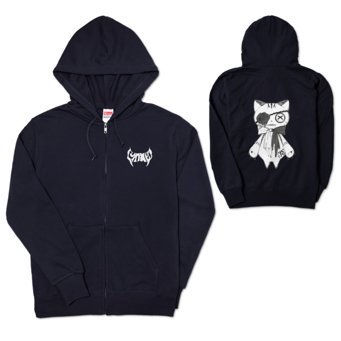 Lynxes&リンクル ジップパーカー(両面プリント)