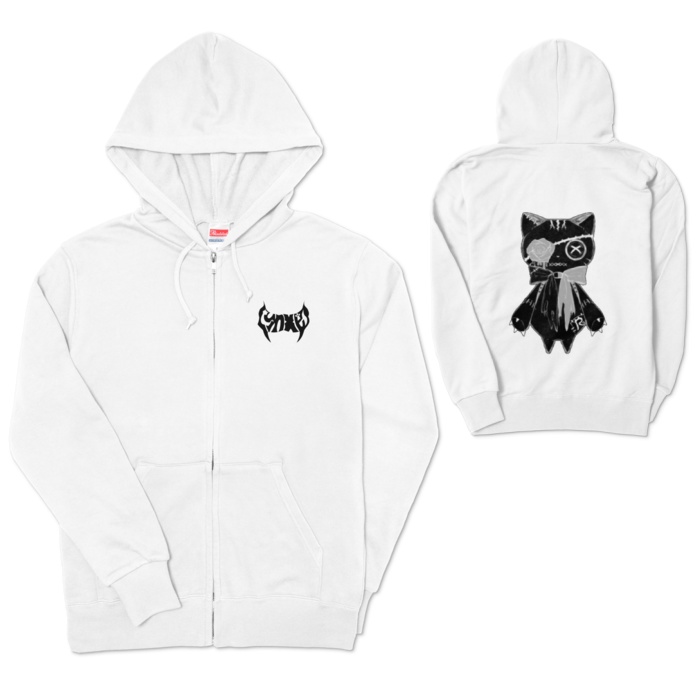 Lynxes&リンクル ジップパーカー(両面プリント)