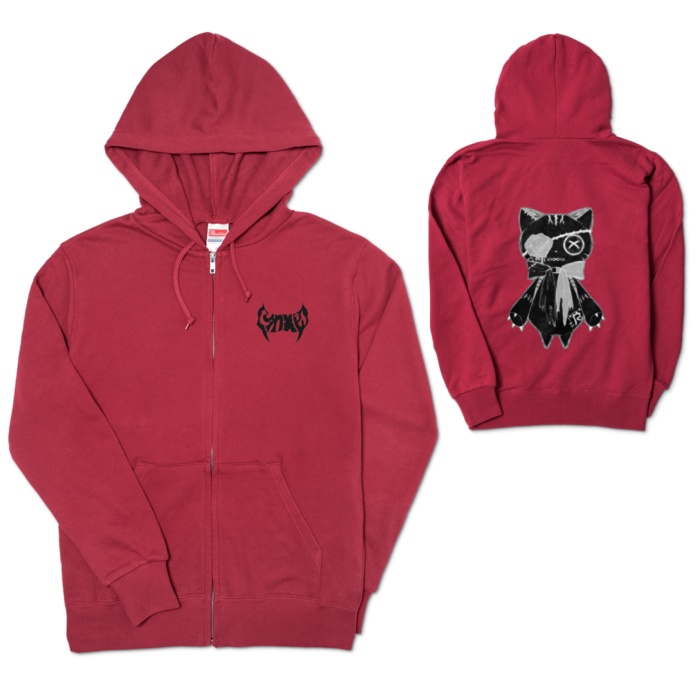 Lynxes&リンクル ジップパーカー(両面プリント)