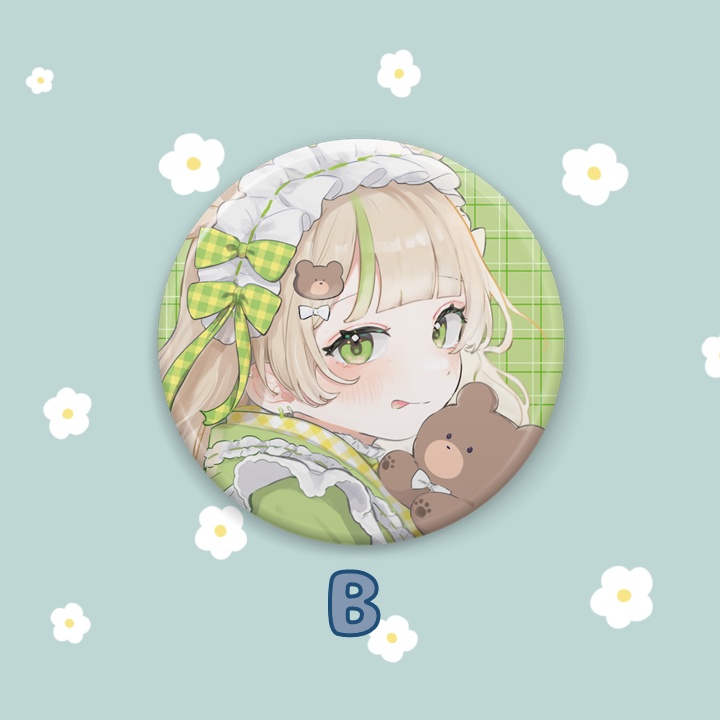 茶々丸ちゃる。一か月記念缶バッジ