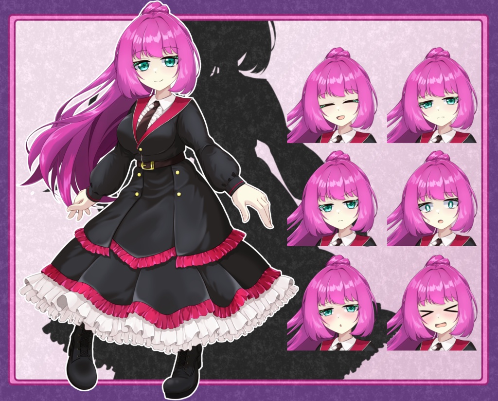 ポニーテールのふんわりした女の子