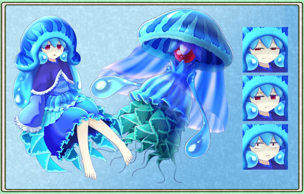 クラゲ系のモンスターな女の子