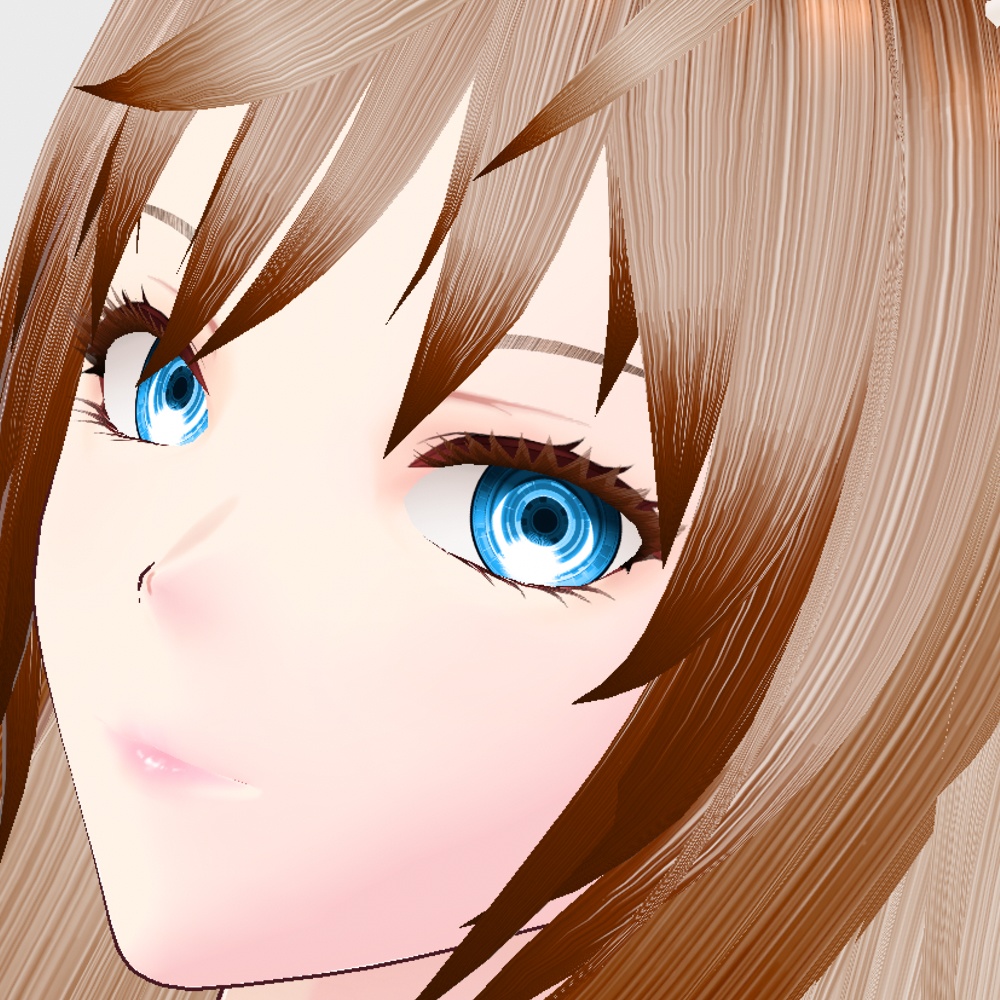 【旧作無料!】VRoid用 色調変更可能 サイバー調瞳テクスチャ - Cyber Eyes