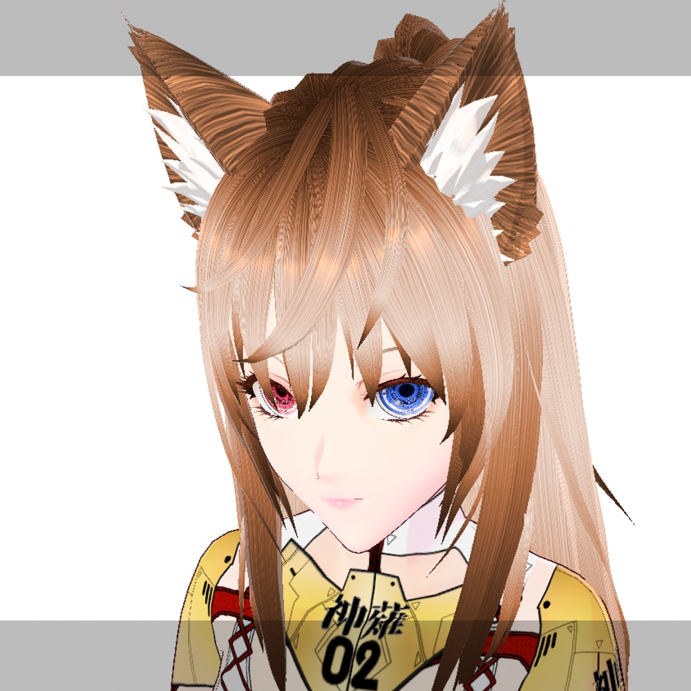 VRoid用 色調変更可能 リアル調猫耳 - Realistic Cat Ear