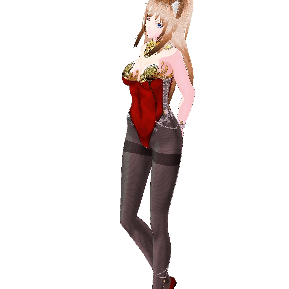 【旧作無料!】VRoid用 3色展開 デコレーションバニーガール - Decorated Bunny Girl