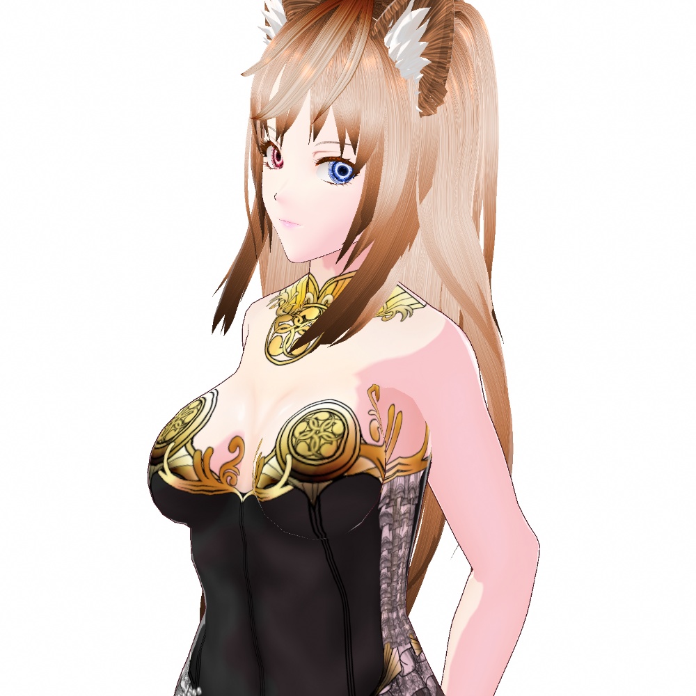 【旧作無料!】VRoid用 3色展開 デコレーションバニーガール - Decorated Bunny Girl