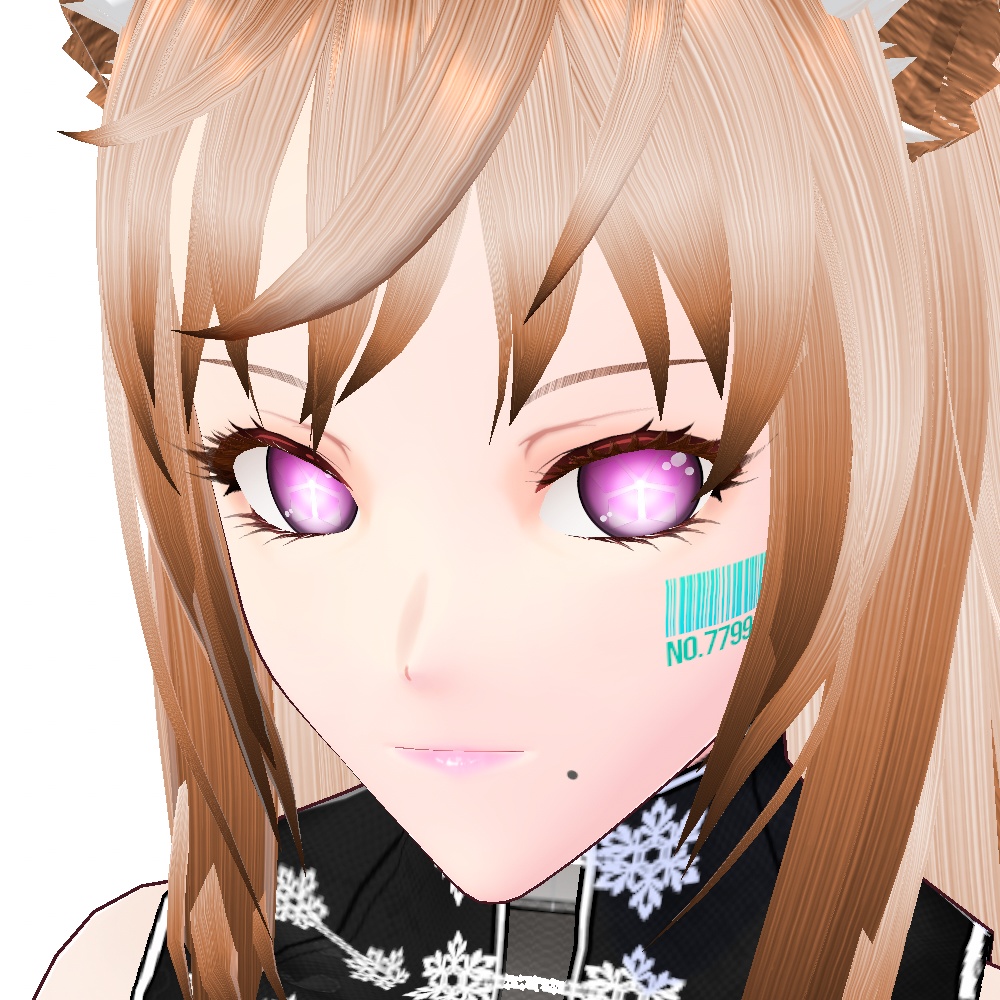 VRoid/VRC 輝度変更可能 桜デザインアイテクスチャ - "SAKURA" Eye