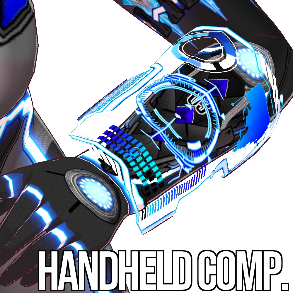 VRoid用 サイバー ハンドヘルド フローティング コンピュータ - Cyber Handheld Floating Comp.
