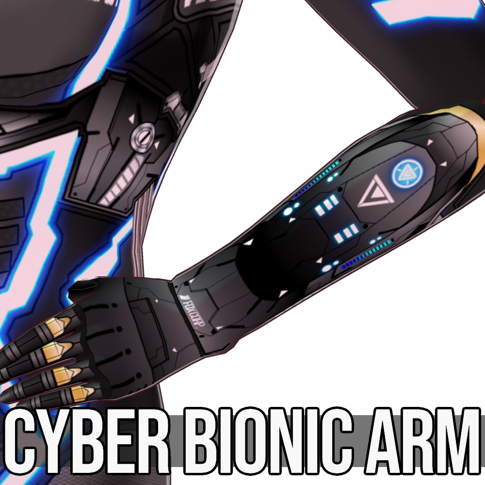 VRoid用 サイバーバイオニックアーム - Cyber Bionic Arm