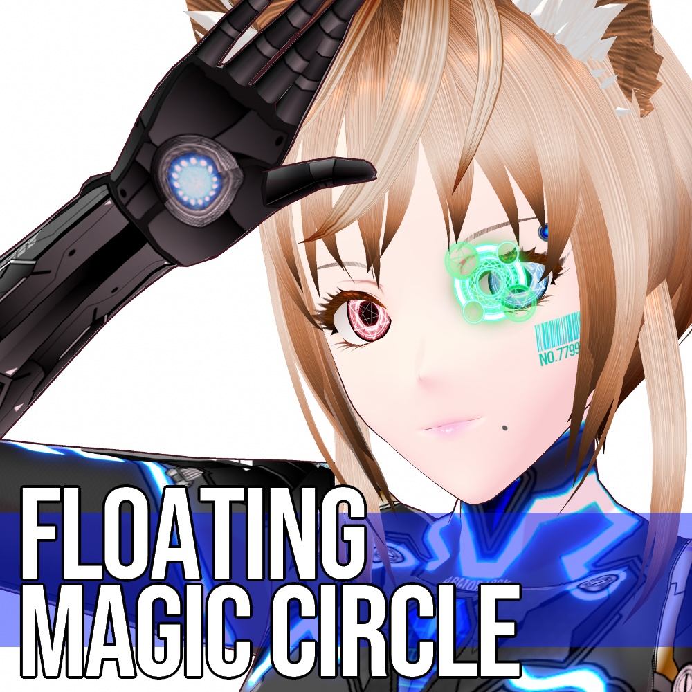 VRoid用 浮遊魔法陣 - Floating Magic Circle