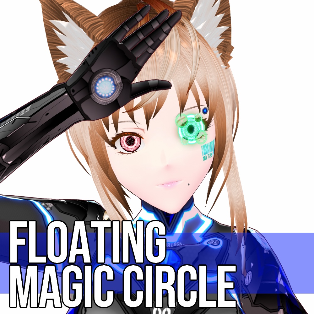 VRoid用 浮遊魔法陣 - Floating Magic Circle