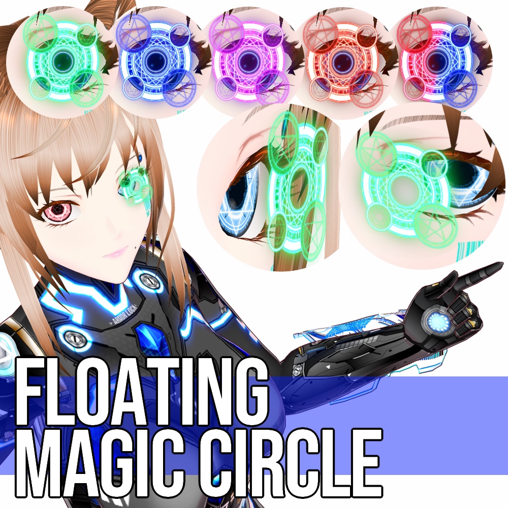 VRoid用 浮遊魔法陣 - Floating Magic Circle