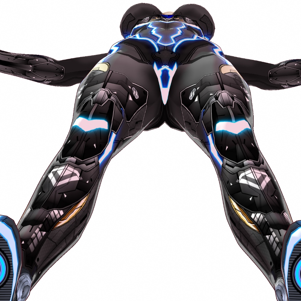 VRoid用 サイバーアーマー 第二世代 影狼 - Cyber Armor 2nd GEN. "Schatten Wolf"