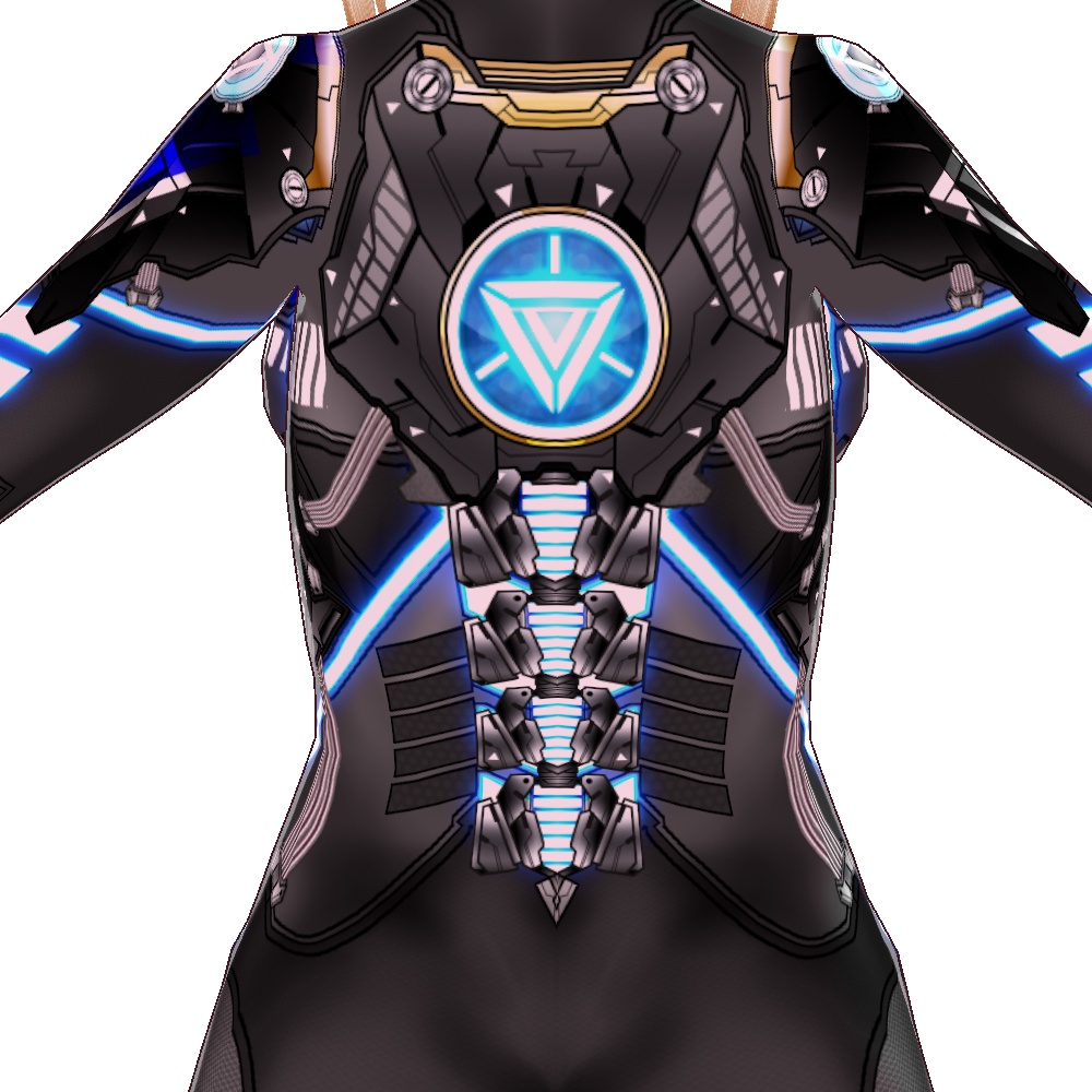 VRoid用 サイバーアーマー 第二世代 影狼 - Cyber Armor 2nd GEN. "Schatten Wolf"