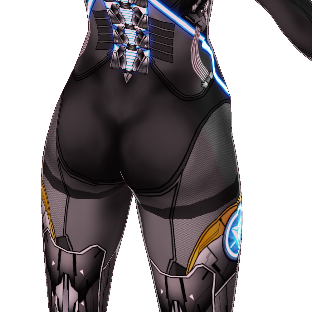 VRoid用 サイバーアーマー 第二世代 影狼 - Cyber Armor 2nd GEN. "Schatten Wolf"