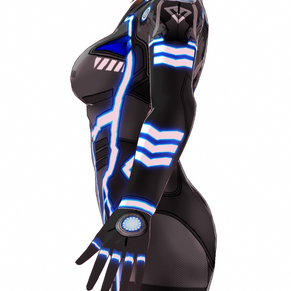 VRoid用 サイバーアーマー 第二世代 影狼 - Cyber Armor 2nd GEN. "Schatten Wolf"