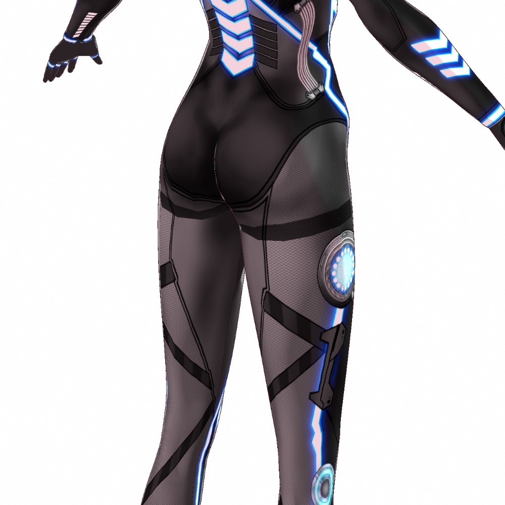 VRoid用 サイバーアーマー 第二世代 影狼 - Cyber Armor 2nd GEN. "Schatten Wolf"