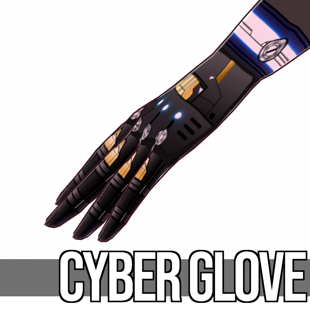 VRoid用 サイバーグローブ - Cyber Glove