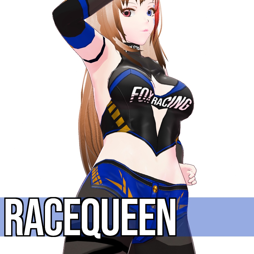 【旧作無料!】VRoid用 4色展開 レースクイーンコスチューム - Grid Girl Costume 4Colors