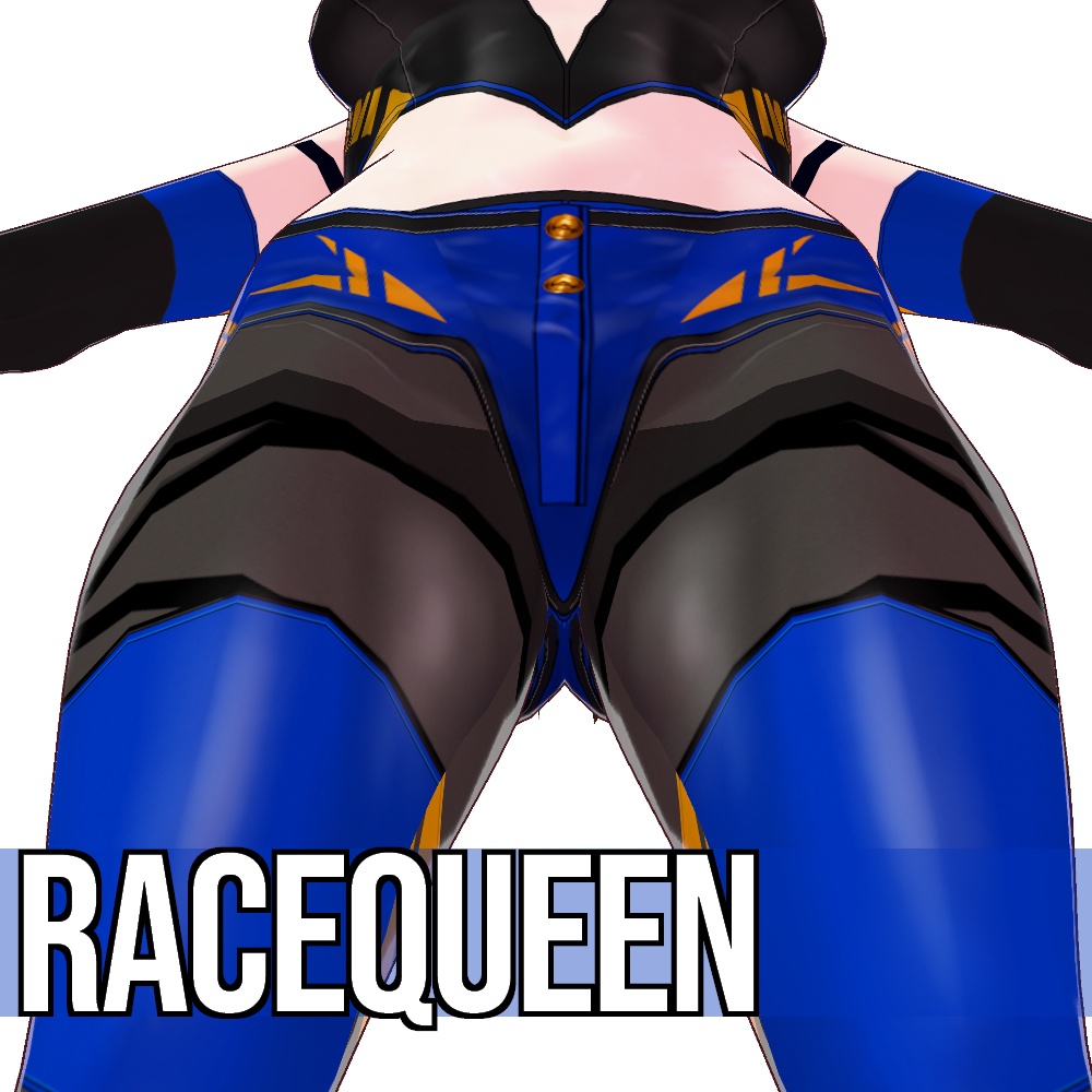 【旧作無料!】VRoid用 4色展開 レースクイーンコスチューム - Grid Girl Costume 4Colors