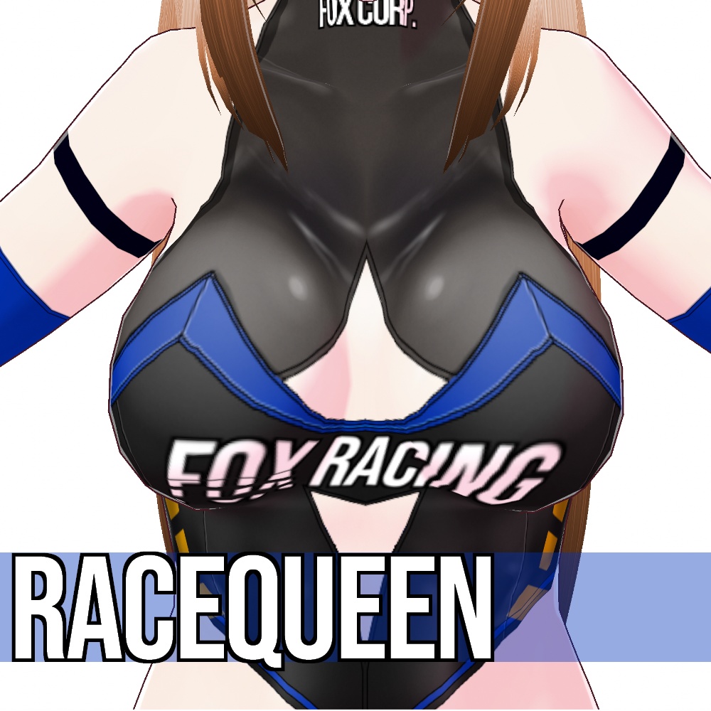 【旧作無料!】VRoid用 4色展開 レースクイーンコスチューム - Grid Girl Costume 4Colors