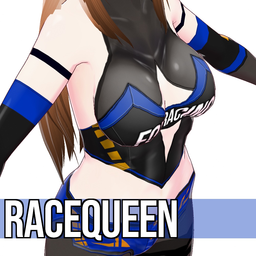 【旧作無料!】VRoid用 4色展開 レースクイーンコスチューム - Grid Girl Costume 4Colors
