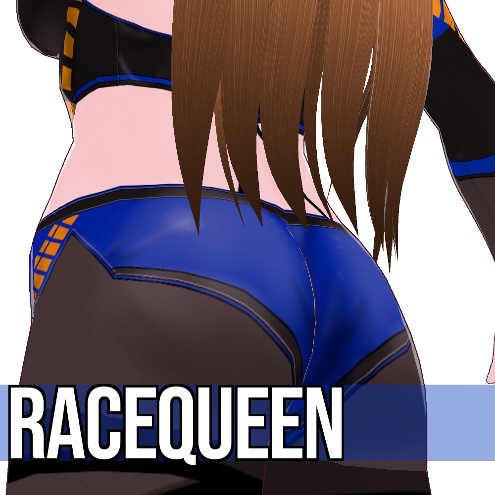 【旧作無料!】VRoid用 4色展開 レースクイーンコスチューム - Grid Girl Costume 4Colors