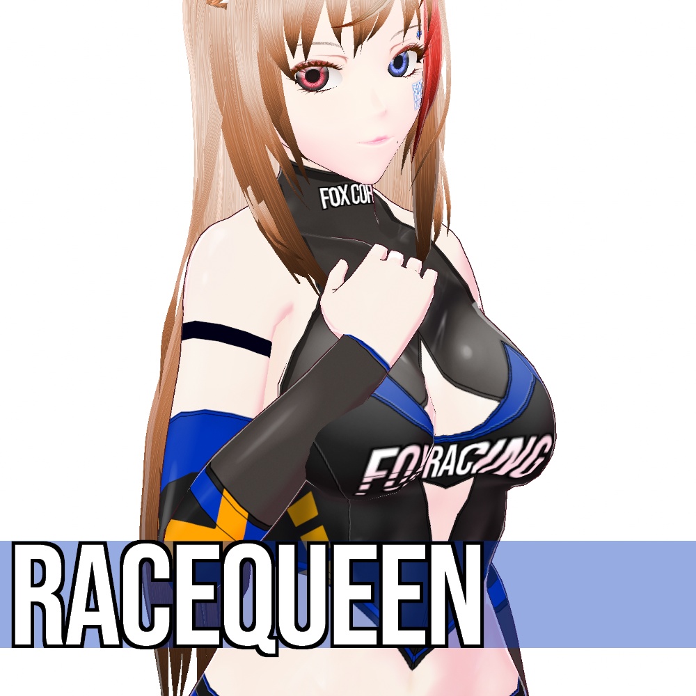 【旧作無料!】VRoid用 4色展開 レースクイーンコスチューム - Grid Girl Costume 4Colors