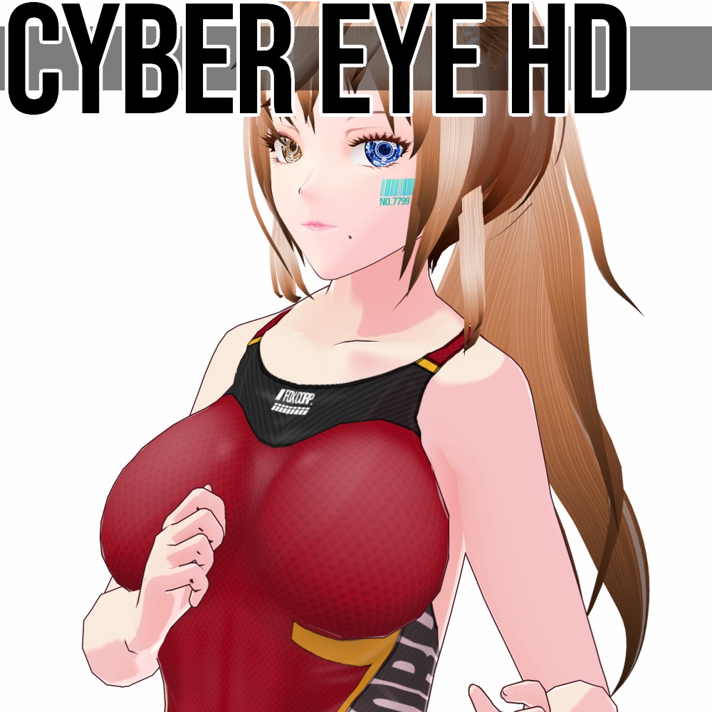 VRoid/VRC 色調変更可能 サイバーアイ HD - Cyber Eye HD