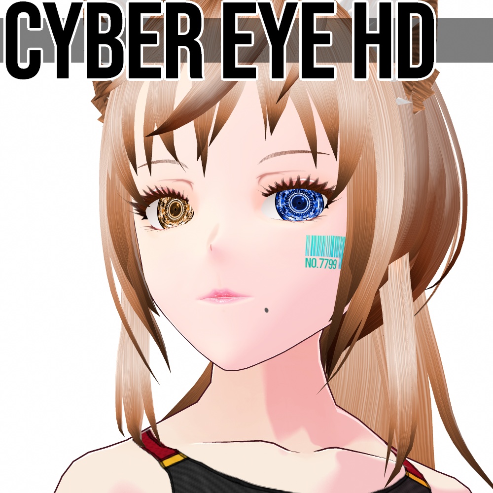 VRoid/VRC 色調変更可能 サイバーアイ HD - Cyber Eye HD