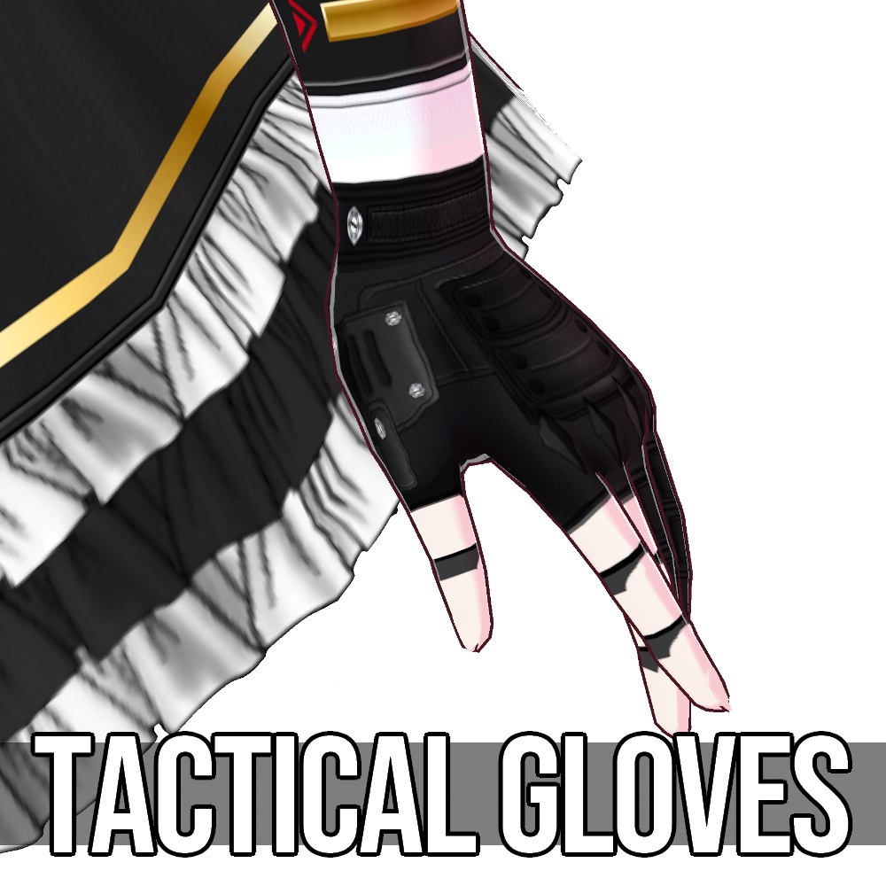 VRoid用 タクティカルグローブ - Tactical Gloves