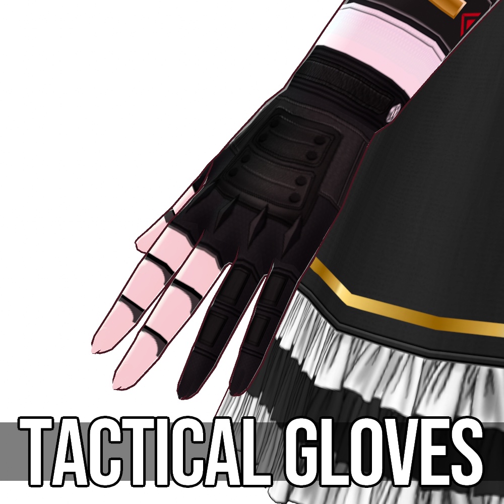 VRoid用 タクティカルグローブ - Tactical Gloves